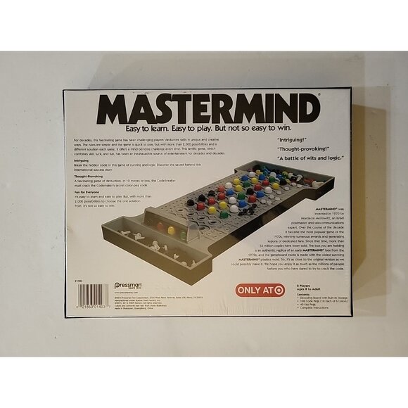 Mastermind Pressman Strategy Board Game 2015 NEW FACTORY SEALED - Picture 2 of 6